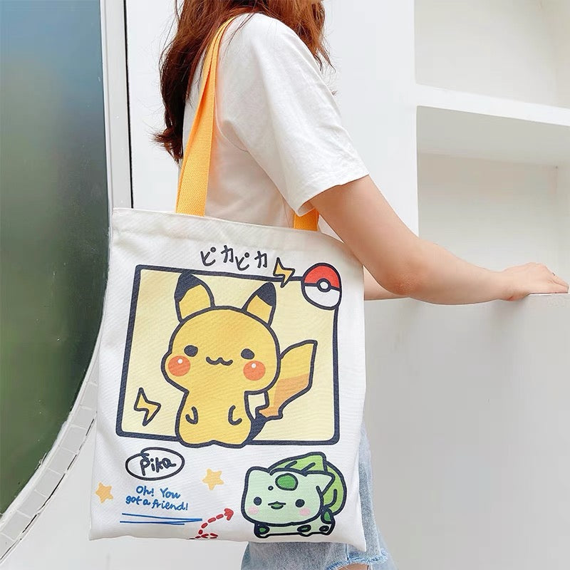 Sanrio Cute Cartoon Cartoon Anime Bag Strawberry Bear Three Eyed Boy Kuromi  Large Capacity Shoulder Bag Handbag Friend Gifts | Fruugo AE