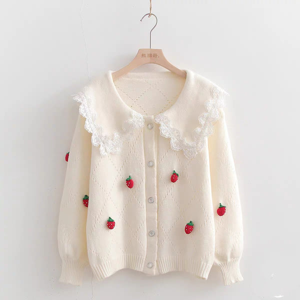 Sweet Strawberry Sweater