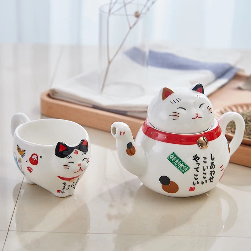 Cute Cat Tea Set  Portal Tea Company