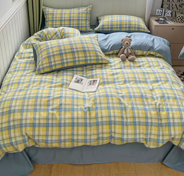 Harajuku Plaid Bedding Set