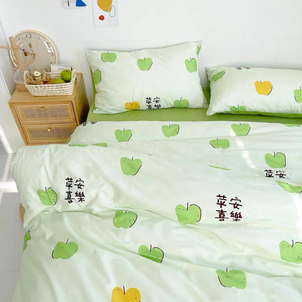 Cute Apple Bedding Set
