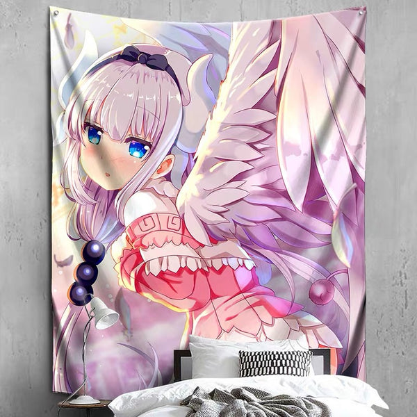 Anime Girl Bedside Cloth