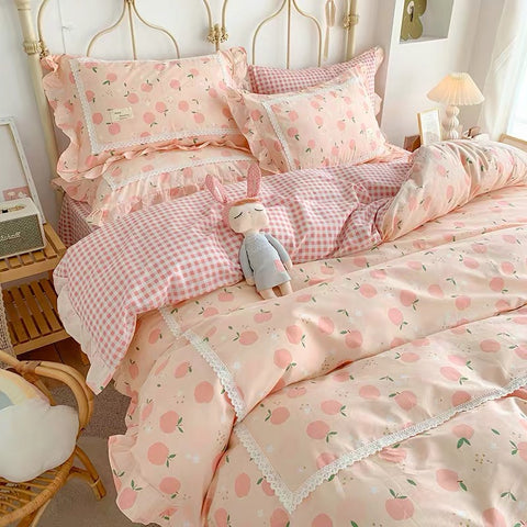 Lolita Peach Bedding Set