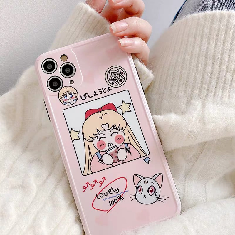 Lovely Girl Phone Case For Iphone7/7P/8/8plus/X/XS/XR/XSmax/11/11pro/1 ...