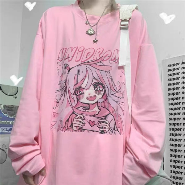 Cute Girl Printed Shirt