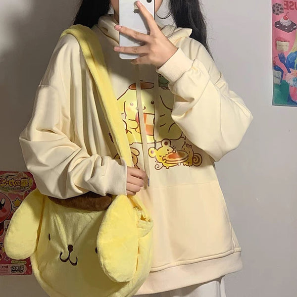 Cute Printed Hoodie