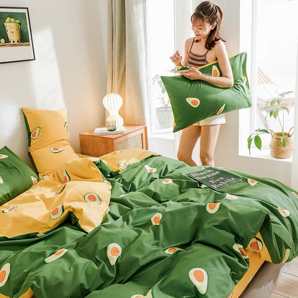 Fresh Avocado Bedding Set