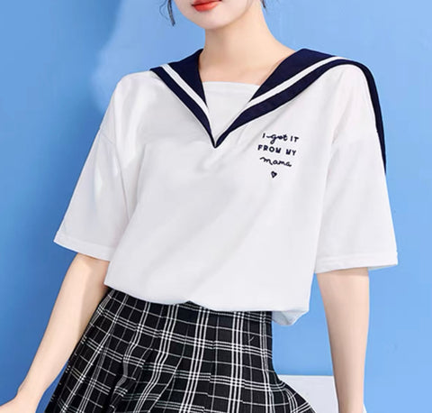 Sailor Collar T-Shirt