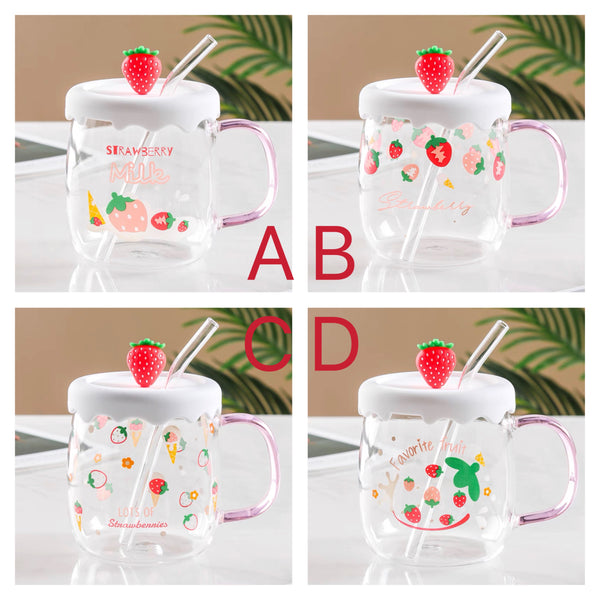 Cute Strawberry Drinking Cup