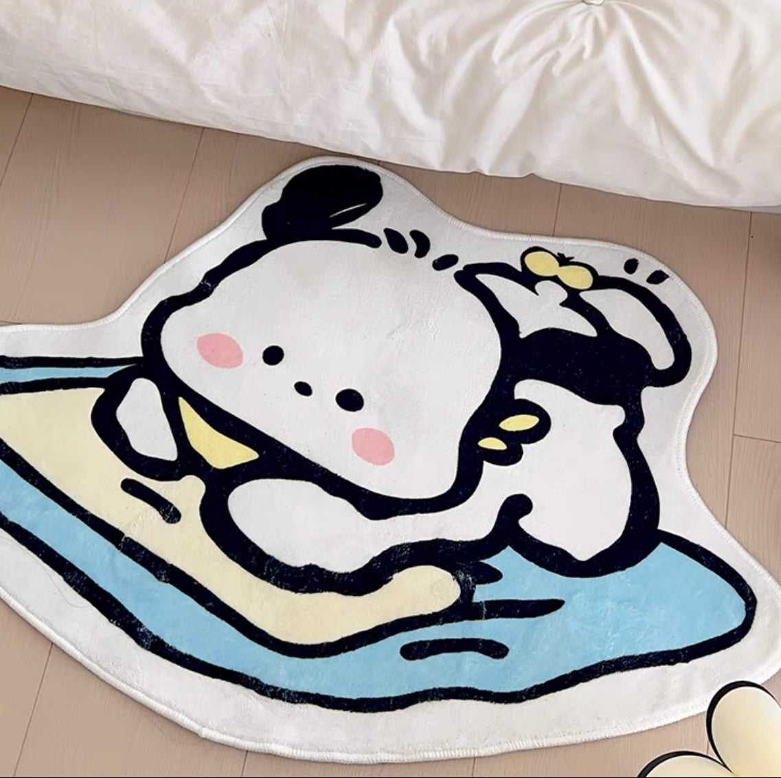 Cute Pochacco Floor Mat