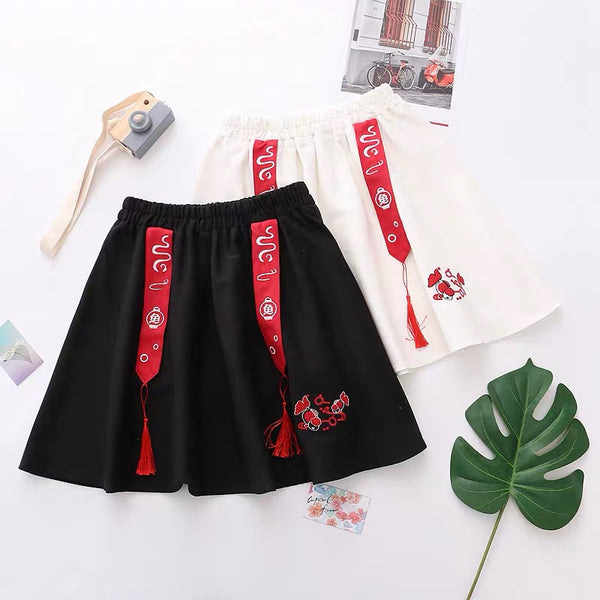 Kawaii Embroidery Skirt