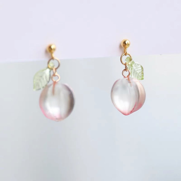 Cute Peach Earrings