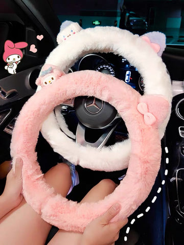 Kawaii Cartoon Steering Wheel Cover