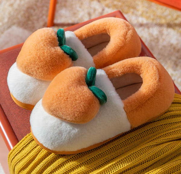 Cute Peach Slippers
