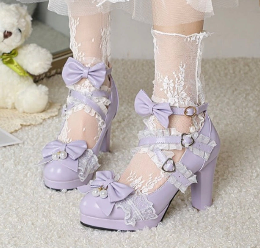 Sweet Love Lolita High Heels Shoes