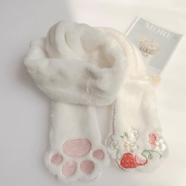 Kawaii Paw Scarf