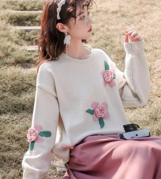 Sweet Flower Sweater