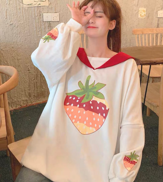 Cute Strawberry Hoody