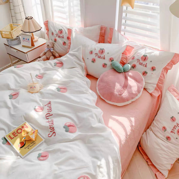 Sweet Peach Bedding Set