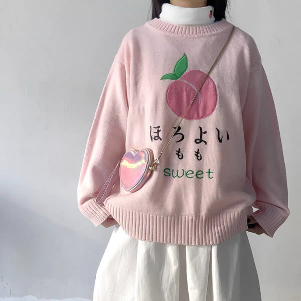 Sweet Peach Sweater