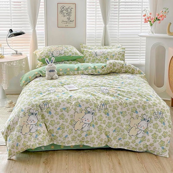 Cute Flowers Bedding Set