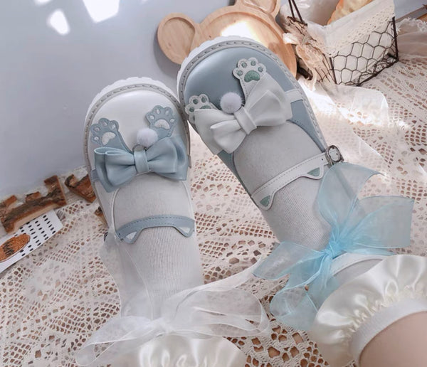 Kawaii Paw Lolita Shoes