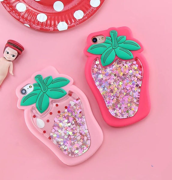 Strawberry Phone Case For Iphone6/6S/6P/7/7P/8/8plus/X/XS/XR/Xs max