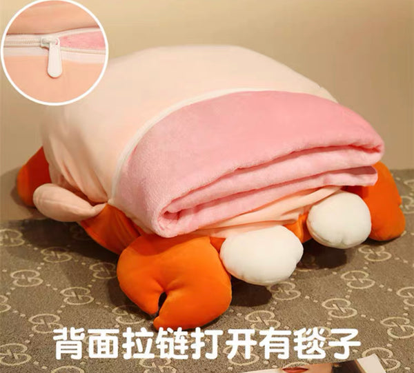 Funny Cartoon Pillow & Blanket