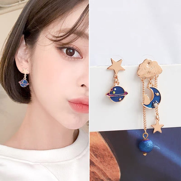 Kawaii Moon Earrings