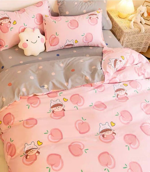 Peach Baby Bedding Set