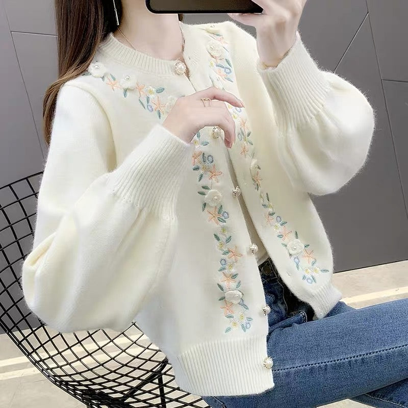 Cute Flower Sweater