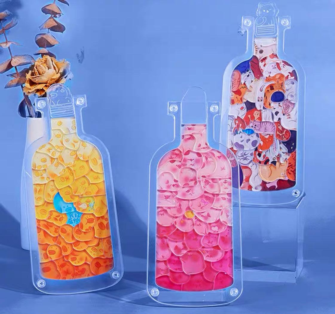 Cute Animal Drift Bottle Puzzle