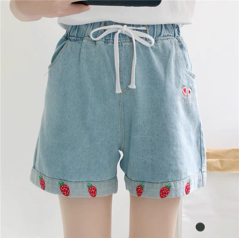Sweet Strawberries Shorts