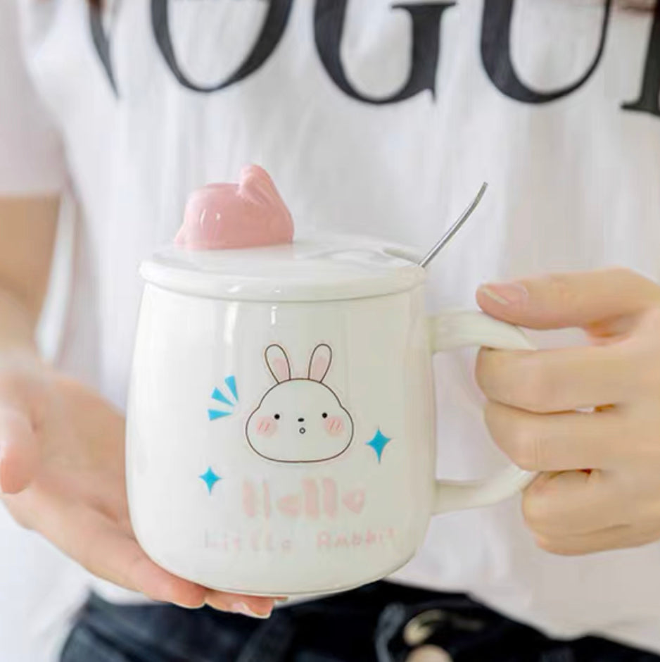 Cheerful Rabbit Mug – Kawaiies