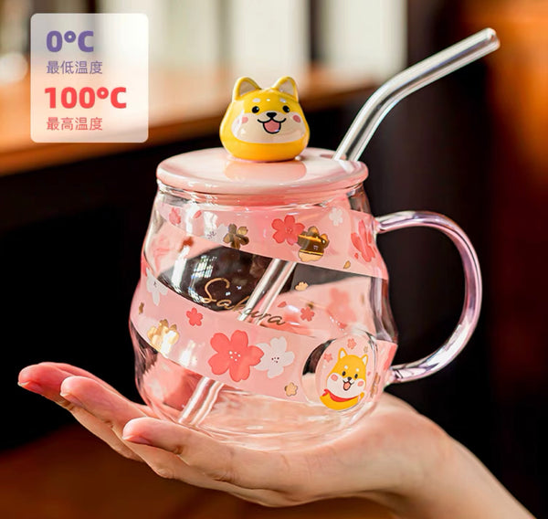 Sakura Animal Drinking Cup