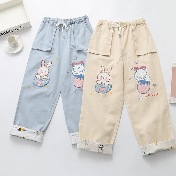 Cute Cartoon Trousers