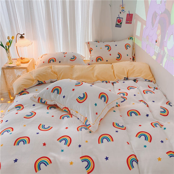 Cute Rainbow Bedding Set