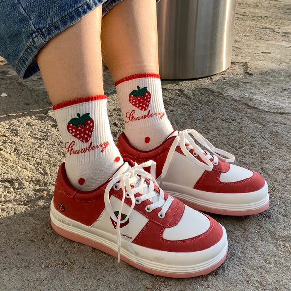 Little Strawberry Shoes