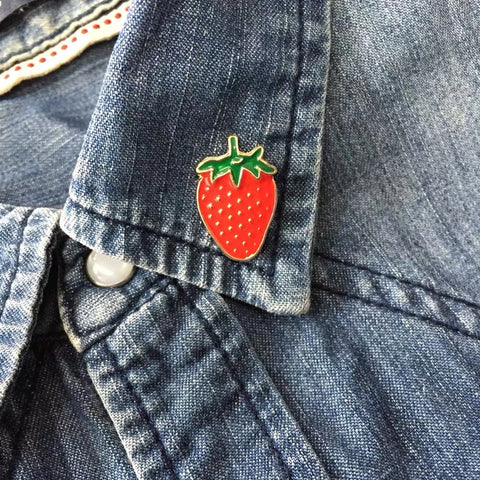 Kawaii Strawberry  Pin