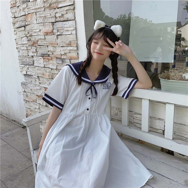 cute sailor dress Girls Classic Sailor Dress