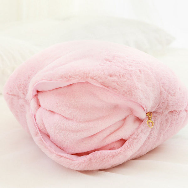 Sweet Peach Pillow & Blanket