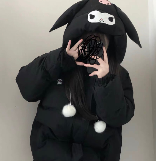 Kawaii Kuromi Winter Jacket
