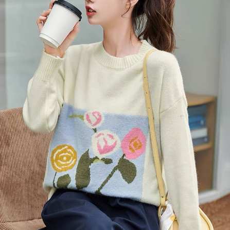 Cute Flowers Sweater