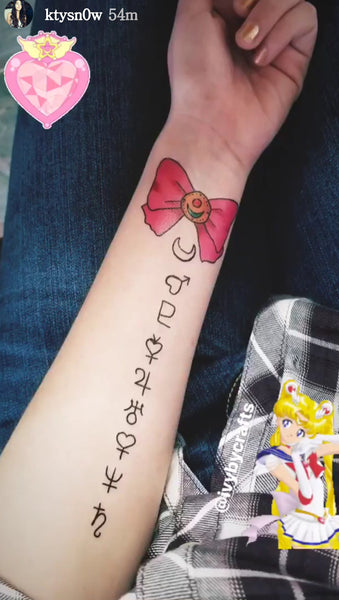 Anime Tattoo Sticker