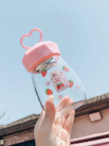 Cute Strawberry Drinking Bottle