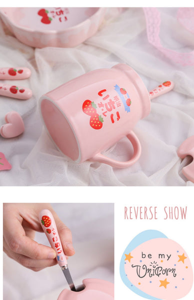 Cute Strawberry Mug