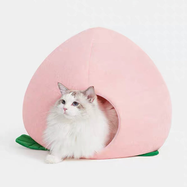 Sweet Peach Cat Nest