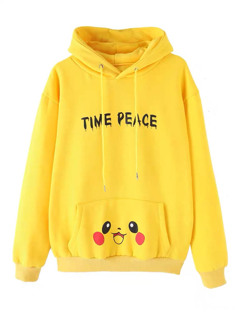 Kawaii Pikachu Hoodie ivybycrafts