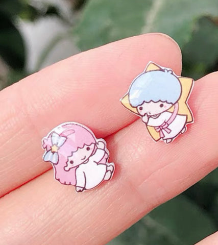 Cute Cartoon Ear Stud