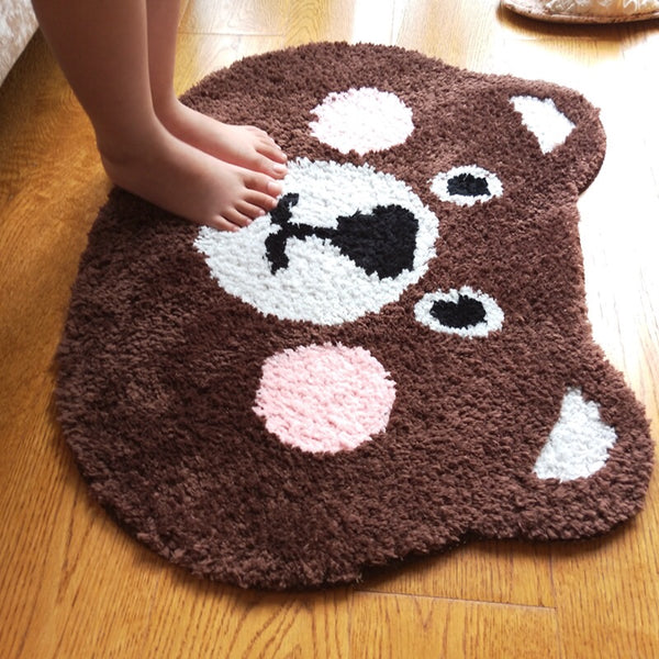 Kawaii Bear Floor Mat